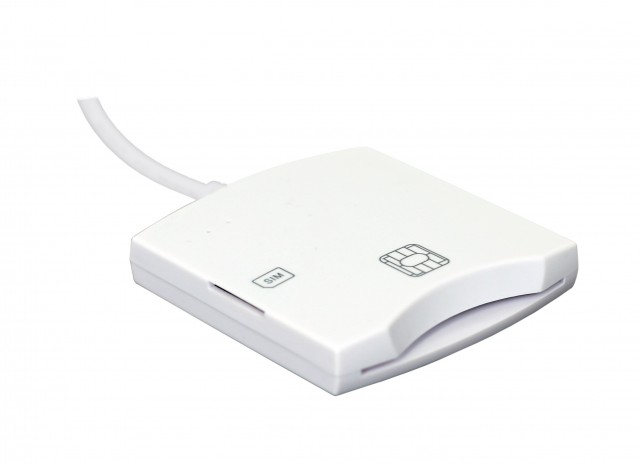 Product image YASHI USB SMARTCARD READER + SIM WHITE