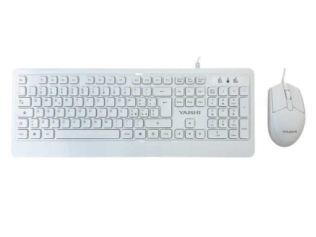 Product image YASHI EXCLUSIVE USB KEYB+MOUSE < > WHITE